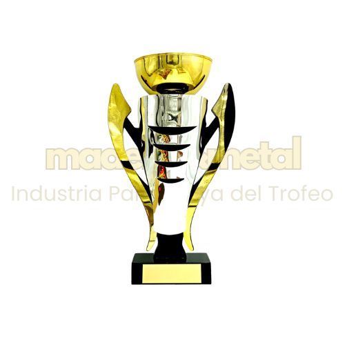 Imagen de Trofeo en fibra de madera ecológica con copa pulida - M1.5815 